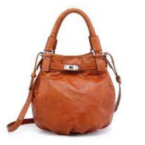 Old Trend Modern Vintage Bucket Bag Leather Lk.New - Picture 1 of 6